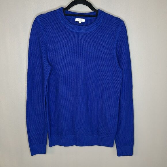 Reiss ‎Blue Knit wool blend sweater size XS - Picture 1 of 7